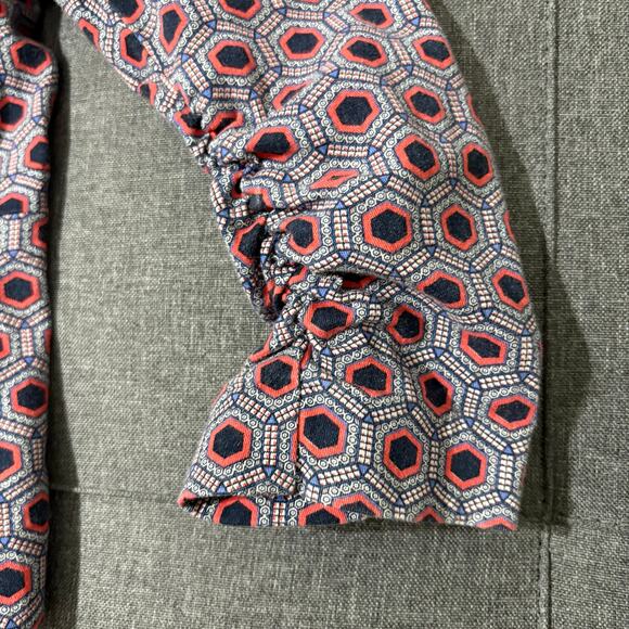 Ellen Tracy Jacket Women Medium Cotton‎ Box Jacket Pink Blue Career Office - Picture 9 of 9